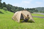 Camping chair "Wide/Rest Chair" MIL 67x85x56cm khaki