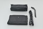 Camping Klappstuhl "High Back Low Chair" kompakt 74x55x69cm schwarz