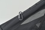 Camping Klappstuhl "High Back Low Chair" kompakt 74x55x69cm schwarz