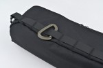 Camping Klappstuhl "High Back Low Chair" kompakt 74x55x69cm schwarz