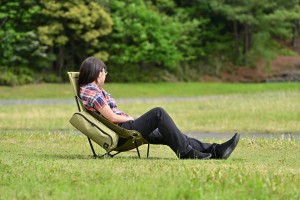 Camping Klappstuhl "High Back Low Chair" kompakt... 2