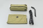 Camping Klappstuhl "High Back Low Chair" kompakt 74x55x69cm khaki