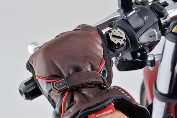 Heated grips 3-level 22.2mm 7/8" open end