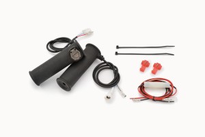 Heated grips 3-level 25.4mm 1" closed end