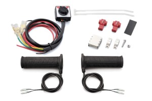 Heated grips 2-level 22.2mm 7/8" open end