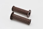 "GRIPPYGRIP" GGD-AMI grips pair brown ø22.2 mm 7/8"