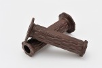 "GRIPPYGRIP" GGD-AMI grips pair brown ø22.2 mm 7/8"