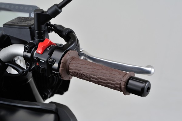 "GRIPPYGRIP" GGD-AMI grips pair brown ø22.2 mm 7/8"