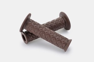 "GRIPPYGRIP" GGD-NINJA grips pair brown ø22.2 mm 7/8"