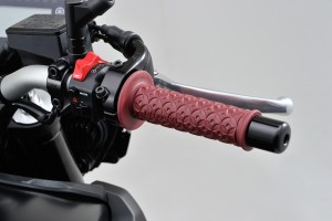"GRIPPYGRIP" GGD-NINJA grips pair dark red ø22.2 mm 7/8" 2