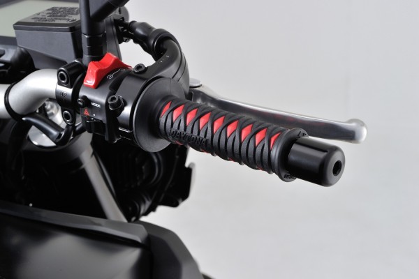 "GRIPPYGRIP" GGD-KATANA grips pair red ø22.2 mm 7/8"