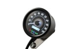 "VELONA60" ELECTRICAL SPEEDOMETER 200KMH(MPH) W/ INDICATORS, WHITE-LED, BLACK "VELONA60" ELECTRICAL SPEEDOMETER 200KMH(MPH) W/ INDICATORS, WHITE-LED, BLACK