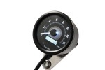 "VELONA60" ELECTRICAL TACHOMETER 15000RPM W/ INDICATORS, WHITE-LED, BLACK
