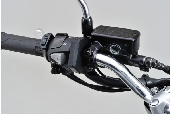 Stromversorgung USB SLIM 2x USB f. Motorrad Lenker