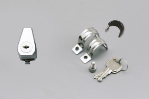 Lenker Helmschloss mit Haken silber ø22,2 / 25,4mm