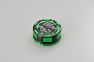 Master cylinder tank cap for NISSIN 38mm dual anodized green black