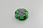 Master cylinder tank cap for NISSIN 38mm dual anodized green black Master cylinder tank cap for NISSIN 38mm dual anodized green black