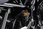 Master cylinder tank cap for NISSIN 42mm dual anodized gold black Master cylinder tank cap for NISSIN 42mm dual anodized gold black