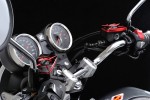 Deckel Bremspumpe für HONDA (A) 2-farbig eloxiert rot schwarz Deckel Bremspumpe für HONDA (A) 2-farbig eloxiert rot schwarz