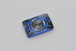 Deckel Bremspumpe für HONDA (B) 2-farbig eloxiert blau schwarz Deckel Bremspumpe für HONDA (B) 2-farbig eloxiert blau schwarz