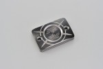 Master cylinder square cap for HONDA (B) dual anodized silver black