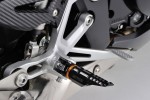 Step for rider aluminium dual-anodized f. HONDA + SUZUKI