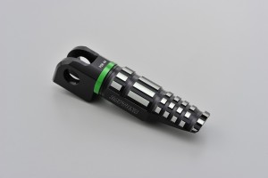 Step for rider aluminium dual-anodized f. KAWASAKI 2