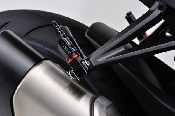 Step for passenger aluminium dual-anodized f. HONDA