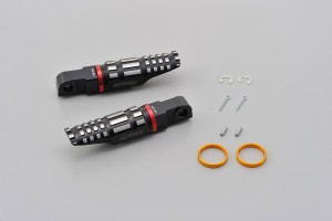 Aluminium Fußrasten Beifahrer 2-farbig eloxiert f. SUZUKI