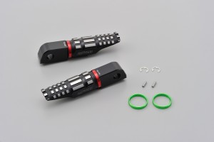Aluminium Fußrasten Beifahrer 2-farbig eloxiert f. KAWASAKI Typ 1
