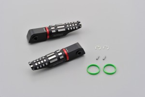 Aluminium Fußrasten Beifahrer 2-farbig eloxiert f. KAWASAKI Typ 2