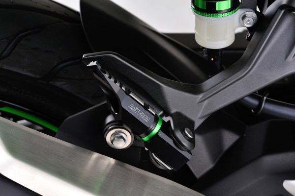 Step for passenger aluminium dual-anodized f. KAWASAKI type 2
